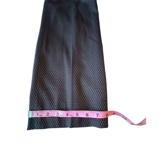 Women’s Houndstooth Checkered Dress Pants Size 2P Business Straight Leg - Picture 7 of 14